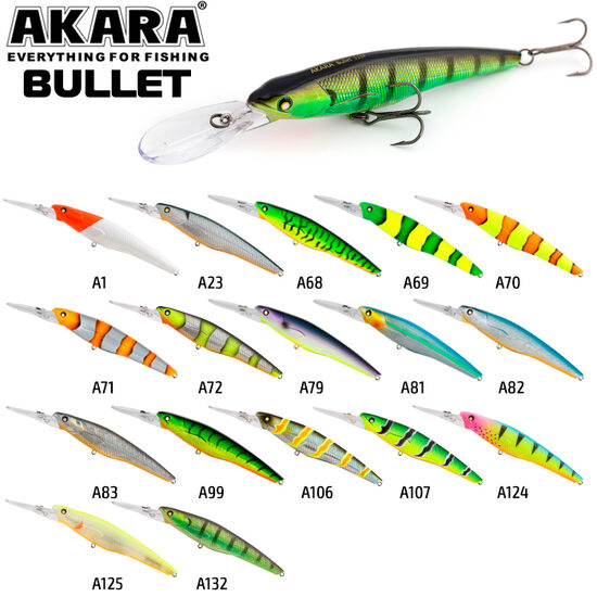 Akara Bullet 115F 
