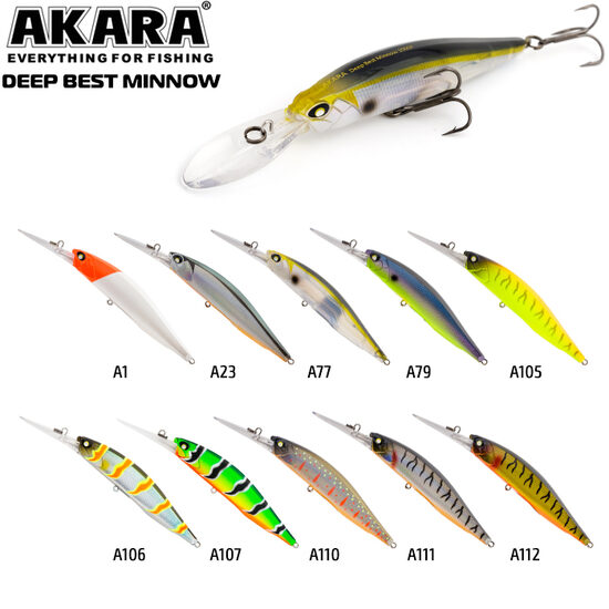 Akara Deep Best Minnow 100SP 