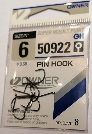 Āķi vienžubura Owner Pin Hook 50922