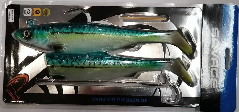 Gumijas zivtiņa ar džiga galvu Savage Gear 4D HERRING BIG SHAD 25cm 300g 