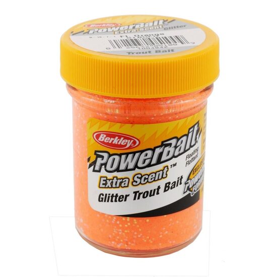 Foreļu Pasta Berkley PowerBait Glitter Fluo Orange 50g Floating