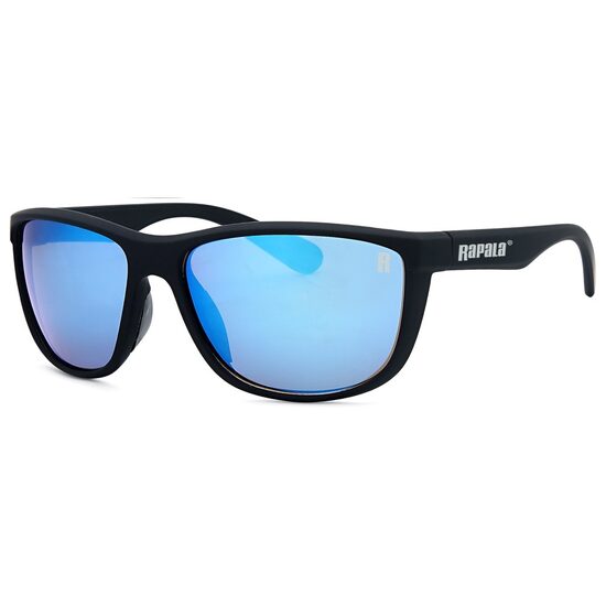 Polarizētas saulesbrilles Rapala Wahoo Matte Black Blue Mirror 