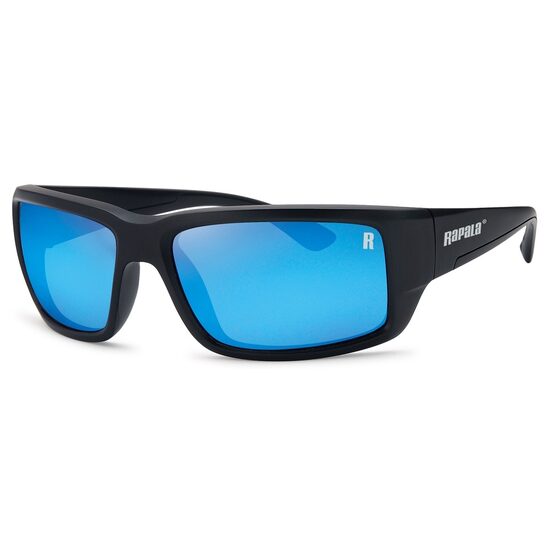 Polarizētas saulesbrilles Rapala Amberjack Matte Black Blue Mirror 