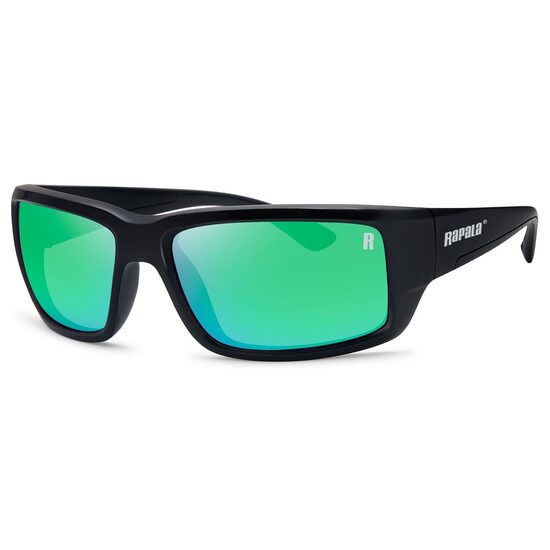 Polarizētas saulesbrilles Rapala Amberjack Matte Blacke Green Mirror 