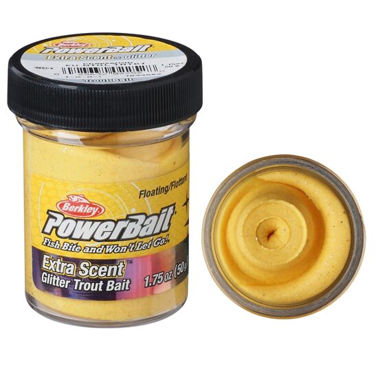Foreļu Pasta Berkley PowerBait Glitter Cheese 50g Floating