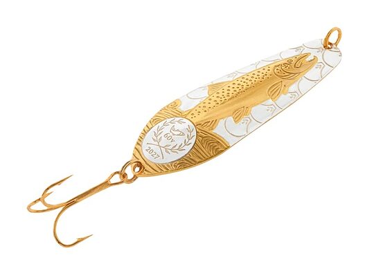 Kuusamo jubilejas māneklis 2027 Räsänen, pārklāts ar 24 karātu zeltu, 80 mm, 23 g