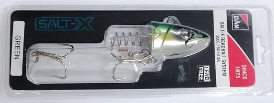 Salt-X DBS 23cm Green MACKEREL 200g Sinking sistēma