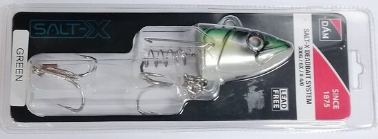 Salt-X DBS 28cm Green MACKEREL 300g Sinking sistēma