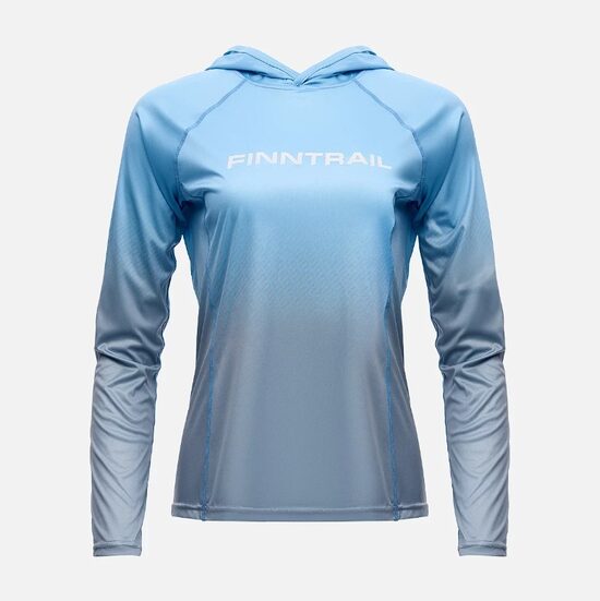 Finntrail VENUS HOOD W LightBlue 6621 Longsleeve 