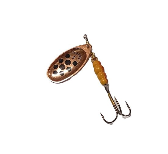 Блесна Mepps Aglia Decoree 5 Copper/ Black Dot (13 г)