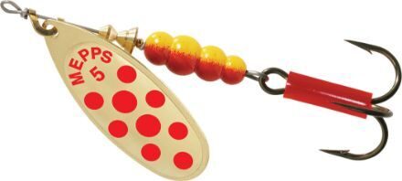 Блесна Mepps Aglia Decoree 5 Gold/ Red Dot (13 г)
