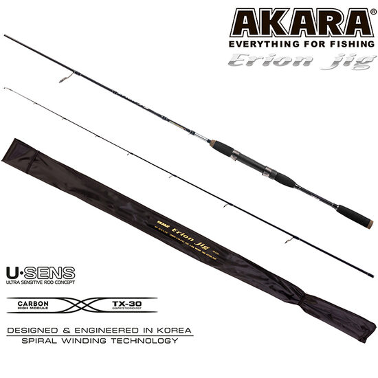 Spinings Akara ERION Jig TX-30 AE19-3-248 (248cm, 3-12g, Medium-Fast, 2pc, 150g)