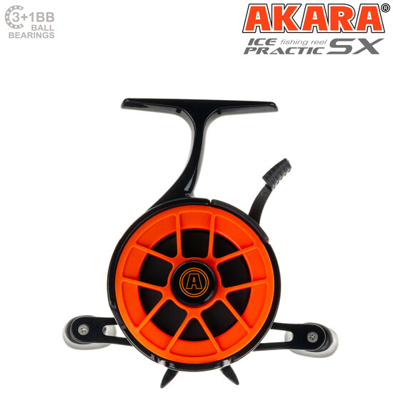 Катушка мультипликаторная зимняя Akara Ice Practic SX 3+1 bb 