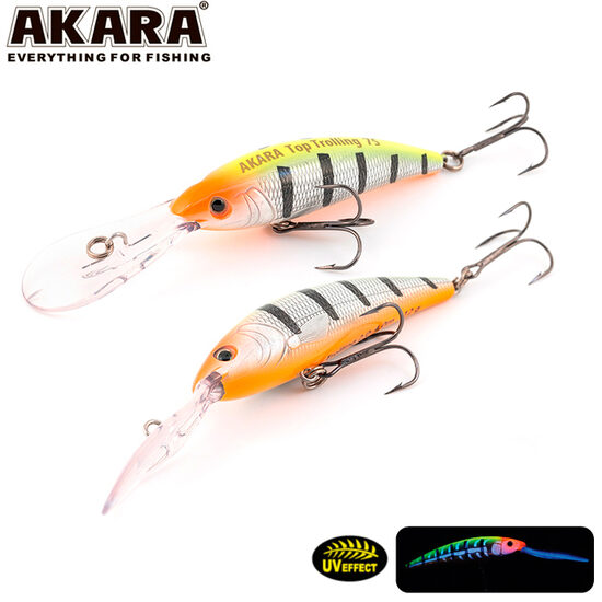 Vobleris Akara Top Trolling 75F #A13 (75mm, 12g, 3-4.5m, Floating)