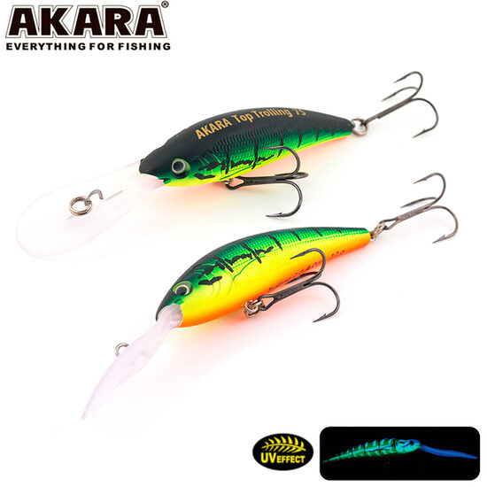 Vobleris Akara Top Trolling 75F #A16 (75mm, 12g, 3-4.5m, Floating)