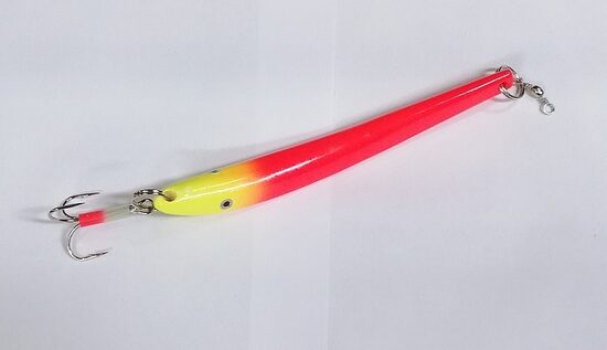 Pilker Behr Bananen Fluo 400g UV Red Yellow  