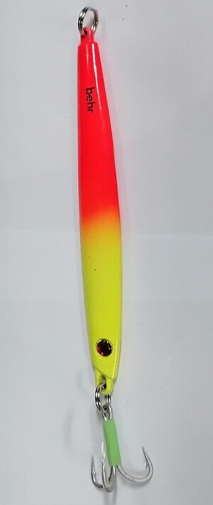 Pilker Behr Arrow UV 400g R/Y Fluo 