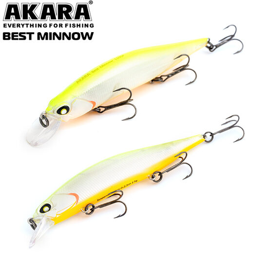 Akara Best Minnow 110SP #A125 (110mm, 17g, 0.5-2.5m, Suspending) 