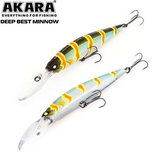 Vobleris Akara Deep Best Minnow 100SP #A106 (100mm, 16g, 2-6m, Suspending)