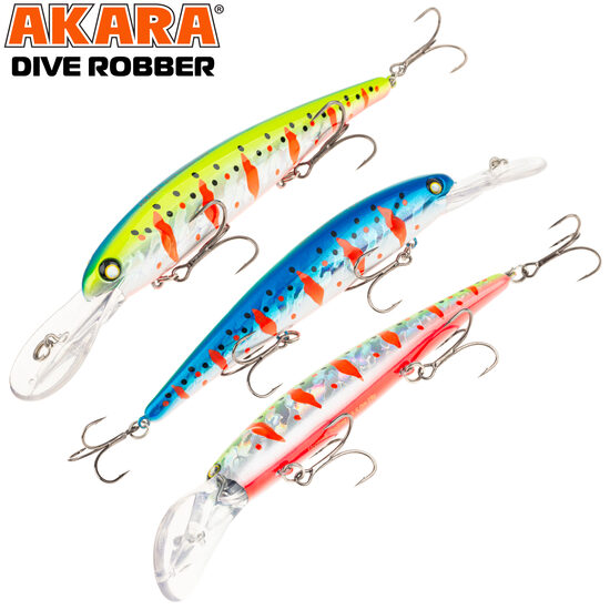 Akara Dive Robber 120F Wobbler (120mm, 19g, 3.5-5m, Floating)