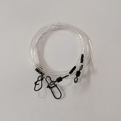 DAM Effzett Mono Spin Leader 55cm 1.00mm 27kg, 2pcs