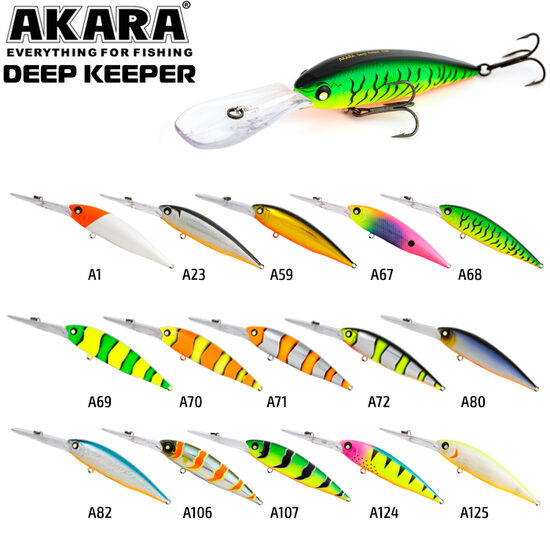 Воблер Akara Deep Keeper 110F (110мм, 32г, 7-10м, Плавающий)