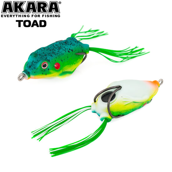 Pretzāļu maneklis Varde Akara Toad 60F #6 (60mm, 13g, Floating)