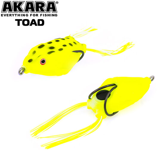 Pretzāļu maneklis Varde Akara Toad 60F #8 (60mm, 13g, Floating)