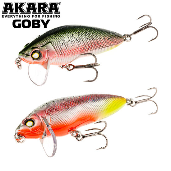 Vobleris Akara Goby 65F #A208 (65mm, 8g, 0-0.2m, Floating)