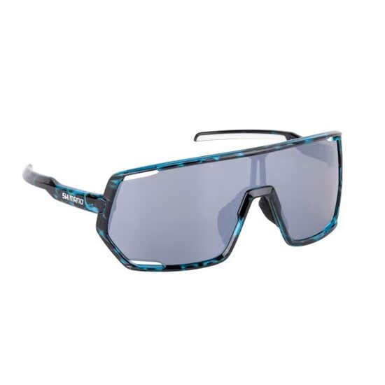 Shimano Eyewear Lesath Tortoiseshell Blue & Silver Mirror 