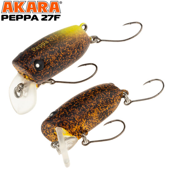 Akara Peppa 27F #A221 (27mm, 2.1g, 0-0.3m, Floating) 