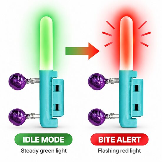 Rod Tip Light with Bells DLYFULL Smart (for 3.5~4.5mm tips) 