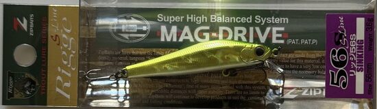 Zip Baits Rigge 56S #317 (56mm, 3.6g, Sinking) 