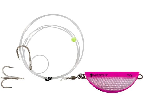 Paltusa sistēma Westin Halibut Anti Twist Rig 550g Pink Flash 