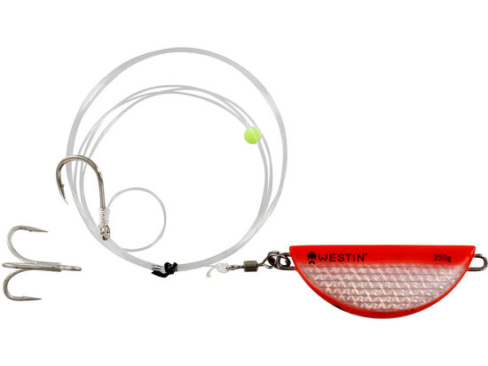 Paltusa sistēma Westin Halibut Anti Twist Rig 450g Orange Flash 