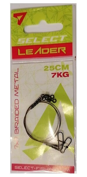 Поводки Select AFW 7X7 25cm 7kg, 2pcs 
