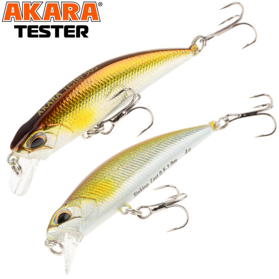 Akara Tester 70S #A157 (70mm, 8g, 1-2m, Sinking) 