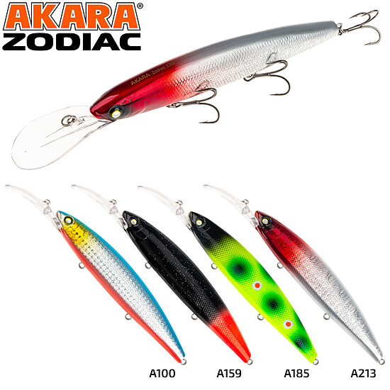 Воблер Akara Zodiac 130F (130мм, 26г, 2-3м, Плавающий)