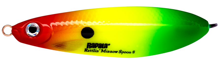 Rapala Rattlin Minnow Spoon RMSR08 RYGR (8cm, 16g, Sinking) 