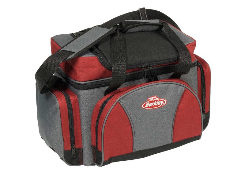 Soma ar 4 kastēm Bercley Storage Bag Grey Red /4Boxes 