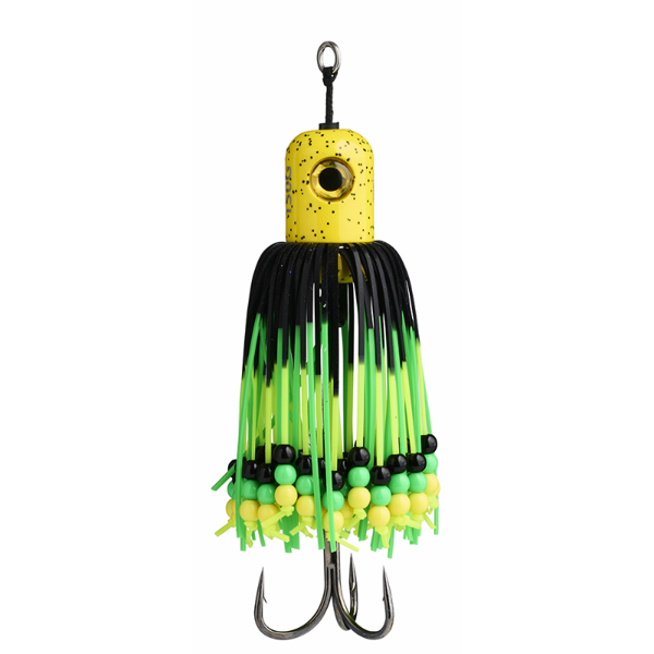 CLONK TEASERS THE ORIGINAL Treble Hook 3/0 160mm 200g Yellow 