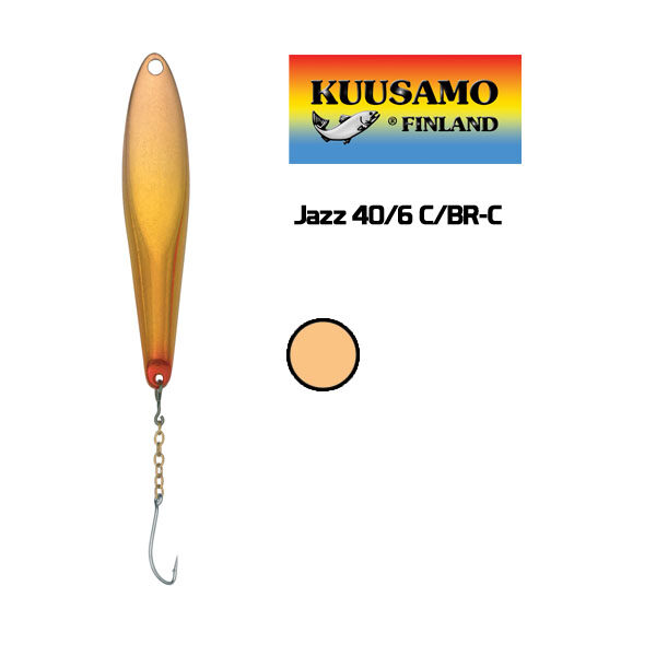 Блесна вертикальная Kuusamo Jazz 40mm 6g #C/BR-C