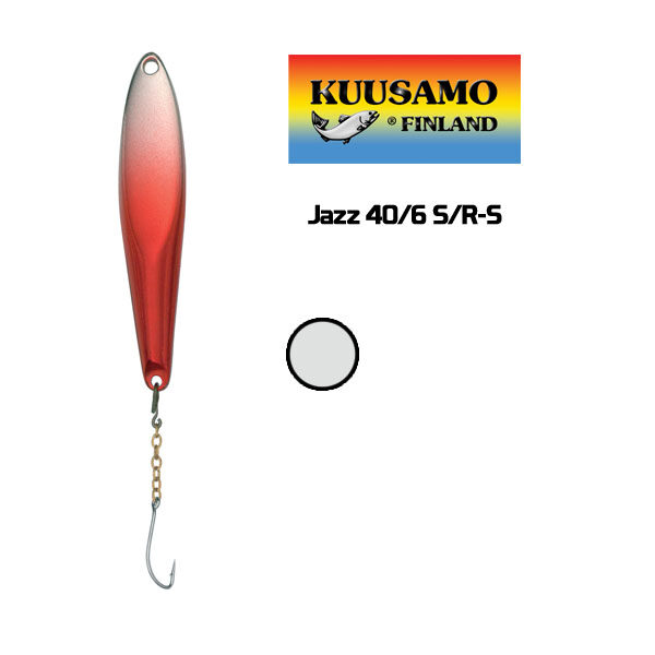 Блесна вертикальная Kuusamo Jazz 40mm 6g #S/R-S