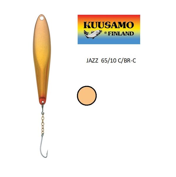 Блесна вертикальная Kuusamo Jazz 65mm 10g C/BR-C 
