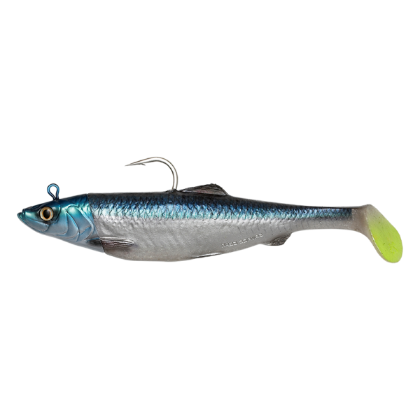 Gumijas zivtiņa ar džiga galvu SG 4D HERRING BIG SHAD 25cm 300g Real Herring PHP