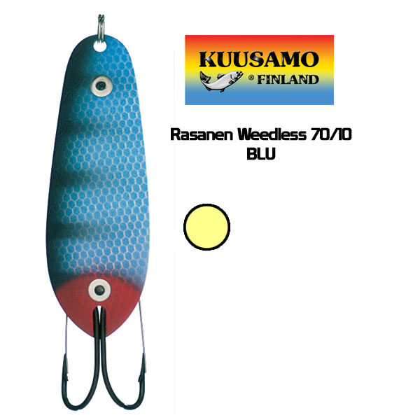 Kuusamo Rasanen Weedless 70/10 BLU (70mm, 10g) 