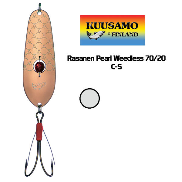 Kuusamo Rasanen Pearl Weedless 70/20 C-S (70mm, 20g) 