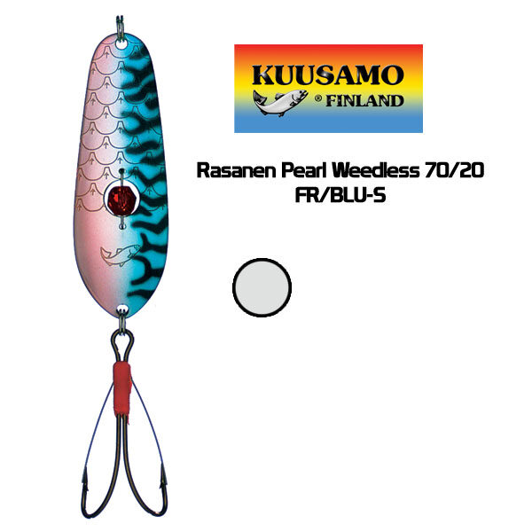 Kuusamo Rasanen Pearl Weedless 70/20 FR/BLU-S (70mm, 20g) 