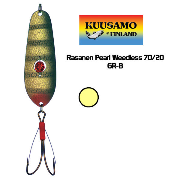 Kuusamo Rasanen Pearl Weedless 70/20 GR-B (70mm, 20g) 