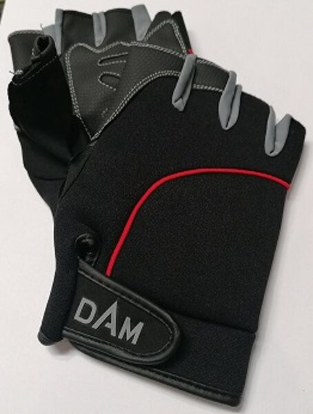 DAM Neo Tec Half Finger Glove L Black